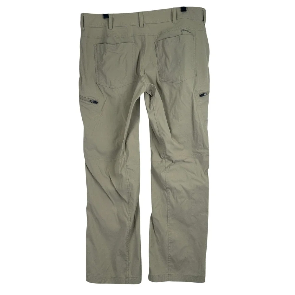 Eddie Bauer First Ascent Guide Pants Mens 38x32 Tan Hiking Technical Outdoor